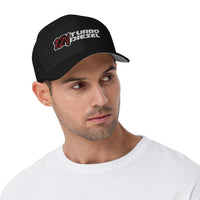 Thumbnail for model wearing 12 Valve Diesel Flexfit Hat