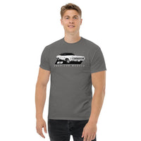 Thumbnail for man modeling 1969 impala tshirt in charcoal