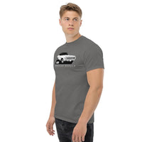 Thumbnail for man modeling 1969 impala tshirt in charcoal
