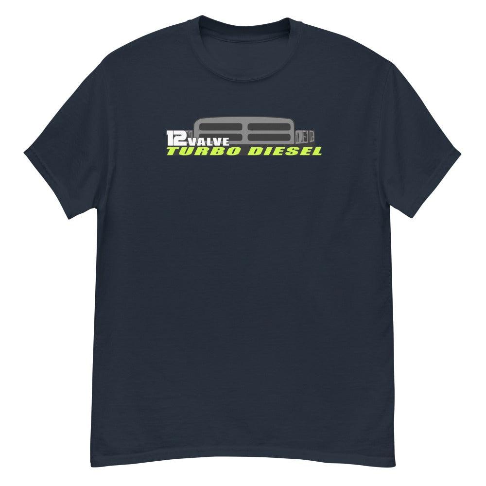 12 valve cummins second gen dodge ram tshirt - navy