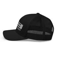 Thumbnail for Square Body Hat Trucker Cap in black left