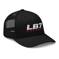 Thumbnail for LB7 Duramax Hat Trucker Cap-In-Black-From Aggressive Thread