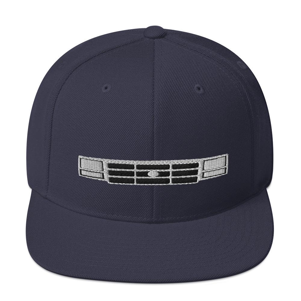 OBS Snapback Hat-In-Navy-From Aggressive Thread