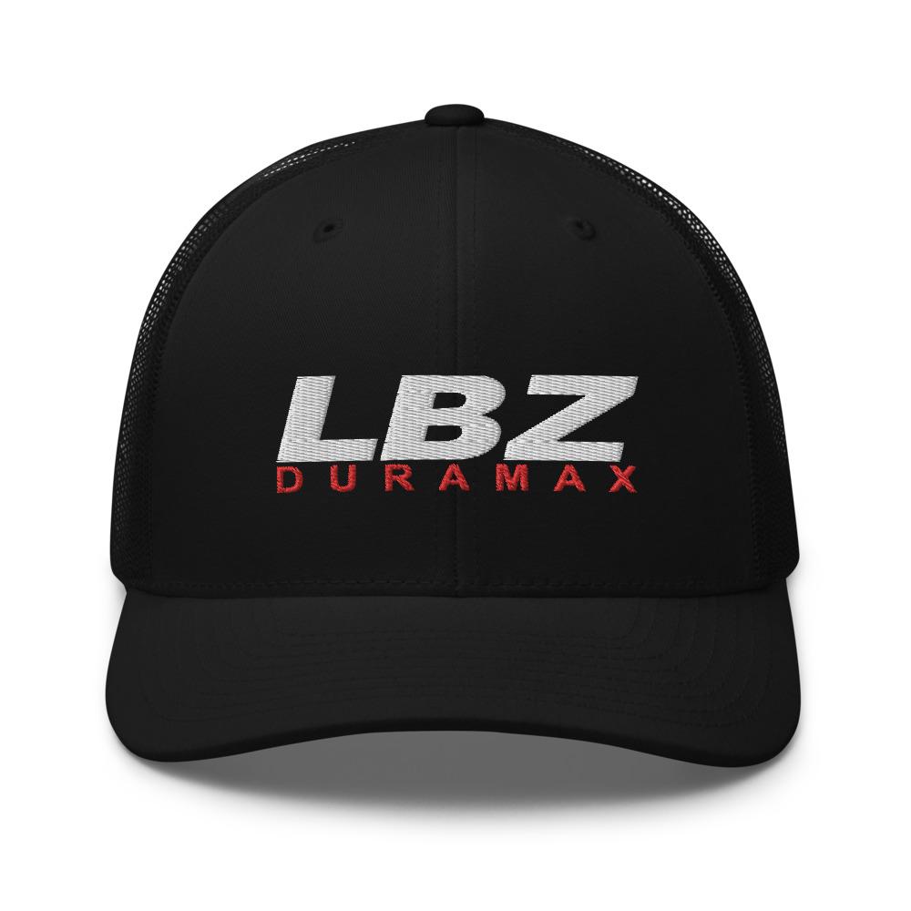 LBZ Duramax Hat Trucker Cap-In-Black-From Aggressive Thread