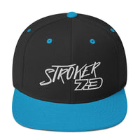 Thumbnail for Power Stroke 7.3 Snapback Hat-In-Black/ Teal-From Aggressive Thread