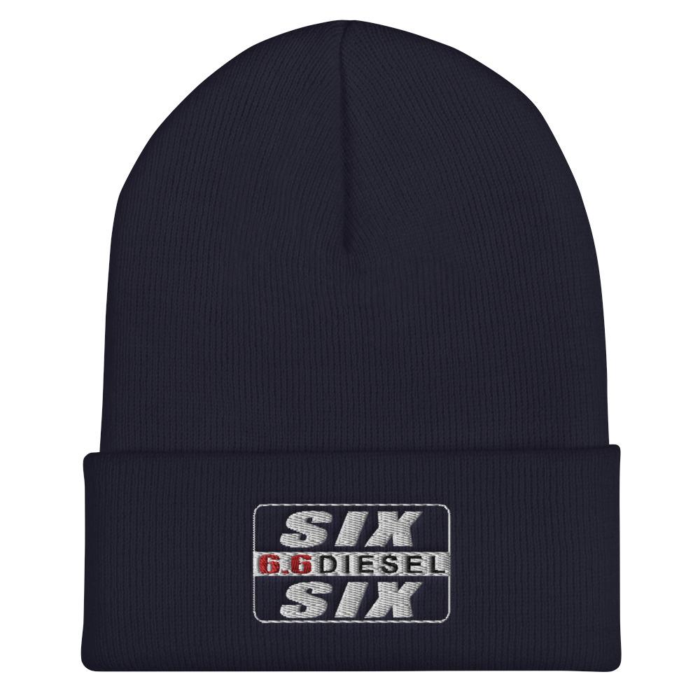 Duramax Winter Hat Cuffed Beanie-In-Navy-From Aggressive Thread