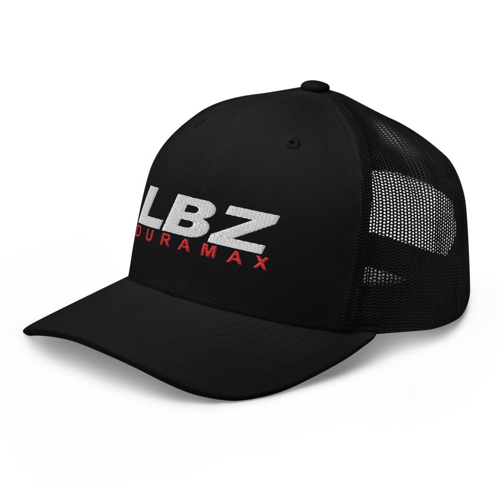 LBZ Duramax Hat Trucker Cap-In-Black-From Aggressive Thread