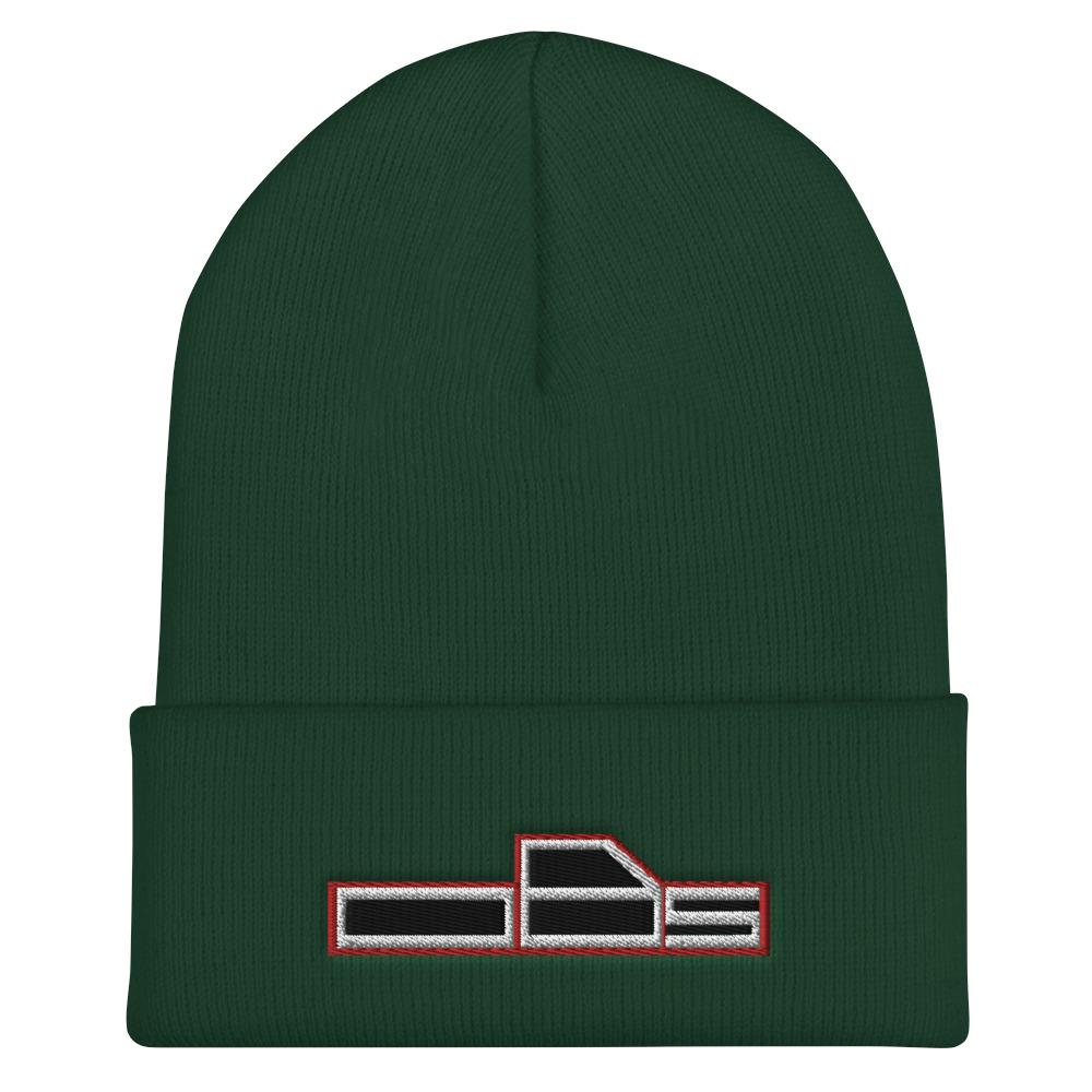 OBS Winter Hat Cuffed Beanie-In-Spruce-From Aggressive Thread