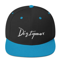Thumbnail for Dirtymax Duramax Snapback Hat-In-Black/ Teal-From Aggressive Thread