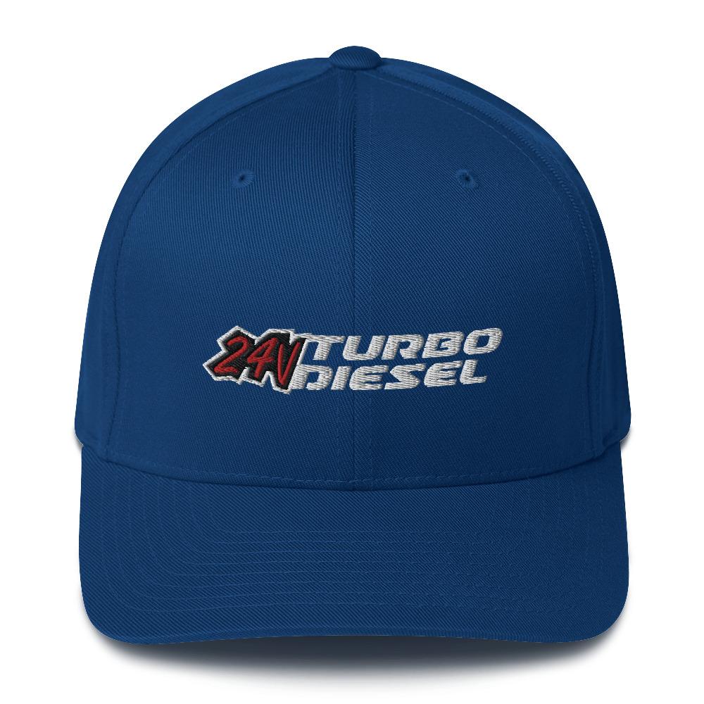 24 Valve 5.9 Diesel Flexfit Hat in royal
