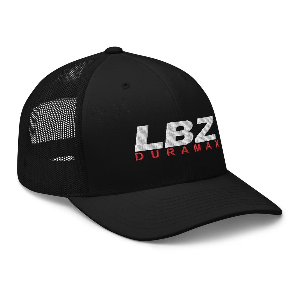 LBZ Duramax Hat Trucker Cap-In-Black-From Aggressive Thread