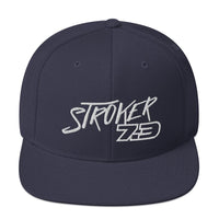 Thumbnail for Power Stroke 7.3 Snapback Hat-In-Navy-From Aggressive Thread