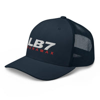 Thumbnail for LB7 Duramax Hat Trucker Cap-In-Black-From Aggressive Thread