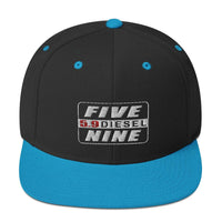 Thumbnail for 5.9 Engine Hat Snapback Hat-In-Black/ Teal-From Aggressive Thread