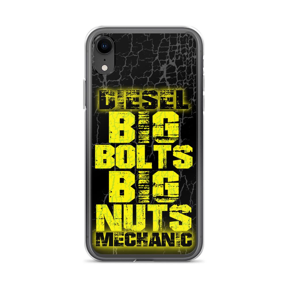 Mechanic - Big Bolts Big Nuts-Phone Case - Fits iPhone-In-iPhone XR-From Aggressive Thread