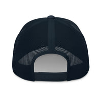 Thumbnail for back of navy trucker hat
