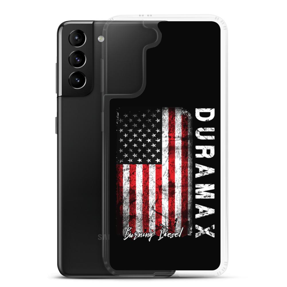 Duramax American Flag Protective Samsung Phone Case-In-Samsung Galaxy S10-From Aggressive Thread