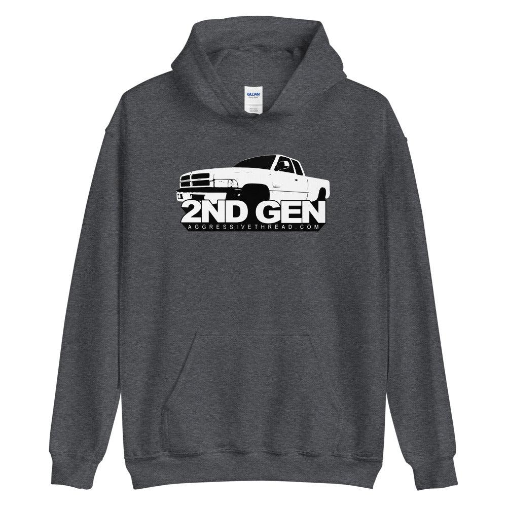 2nd Gen Dodge Ram Hoodie Sweatshirt from Aggressive Thread