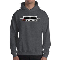 Thumbnail for Man modeling 24v Diesel 2nd Gen Second Gen Grille Hoodie in grey