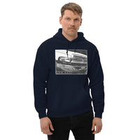 Thumbnail for man modeling 2nd Gen Dodge Ram Photograph - Hoodie in navy