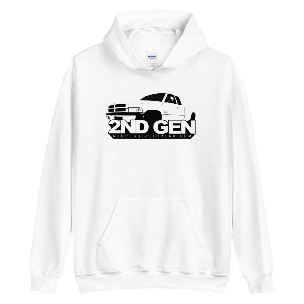 2nd Gen Dodge Ram Hoodie Sweatshirt from Aggressive Thread