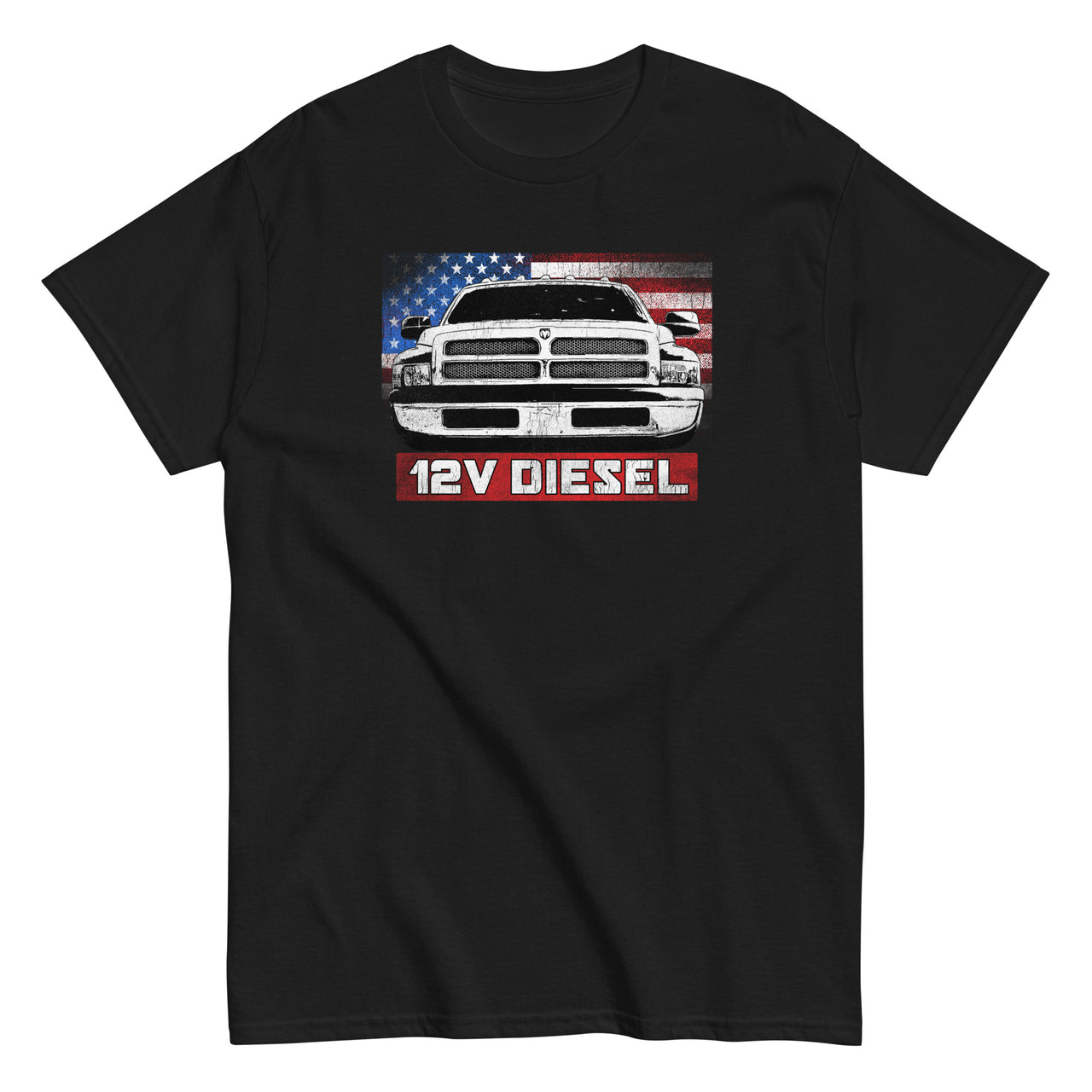 12v Diesel 2nd Gen Truck T-Shirt in black