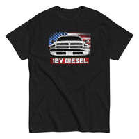 Thumbnail for 12v Diesel 2nd Gen Truck T-Shirt in black