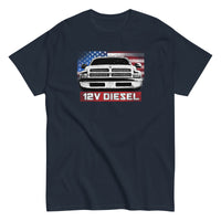 Thumbnail for 12v Diesel 2nd Gen Truck T-Shirt in navy