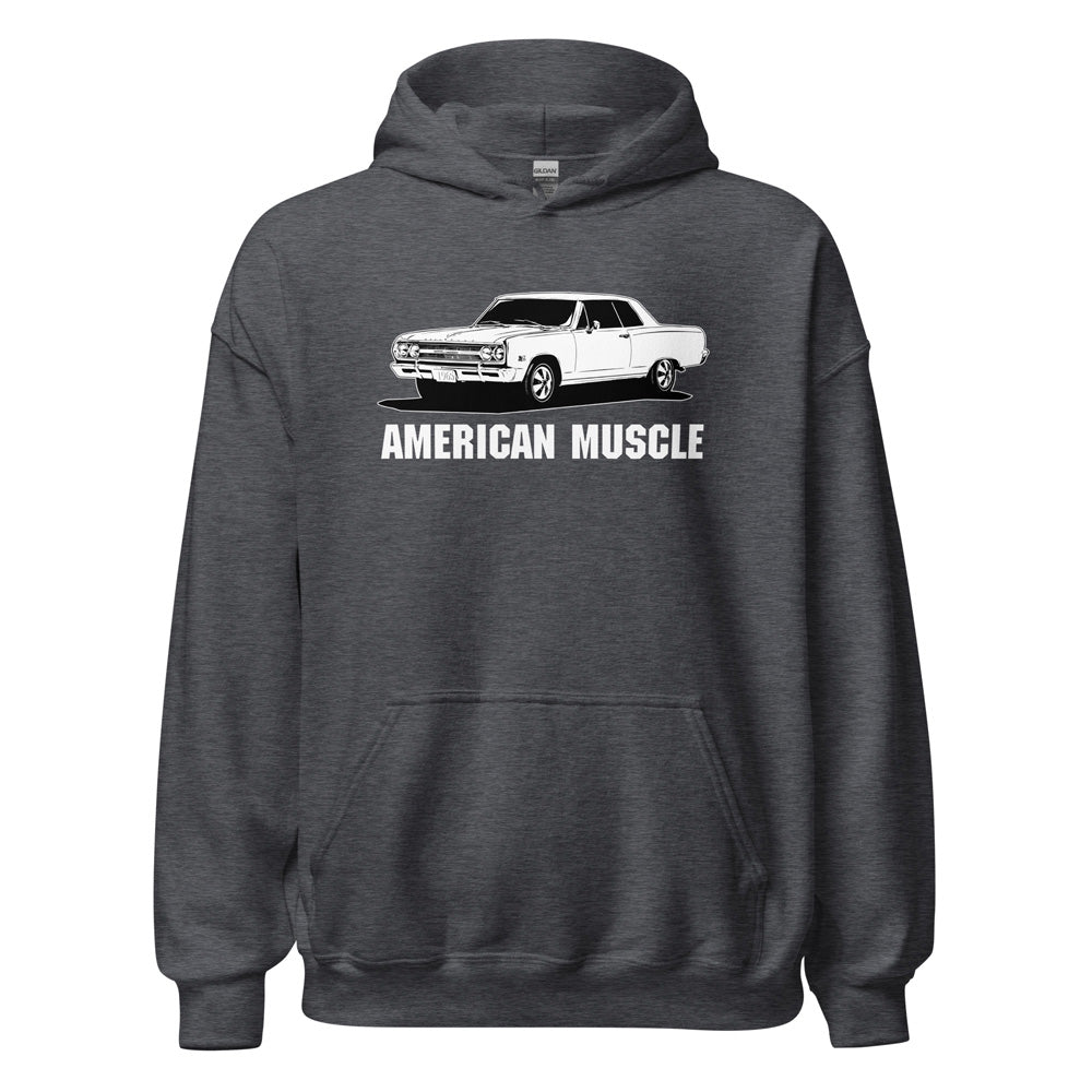 1965 Chevelle Hoodie in grey