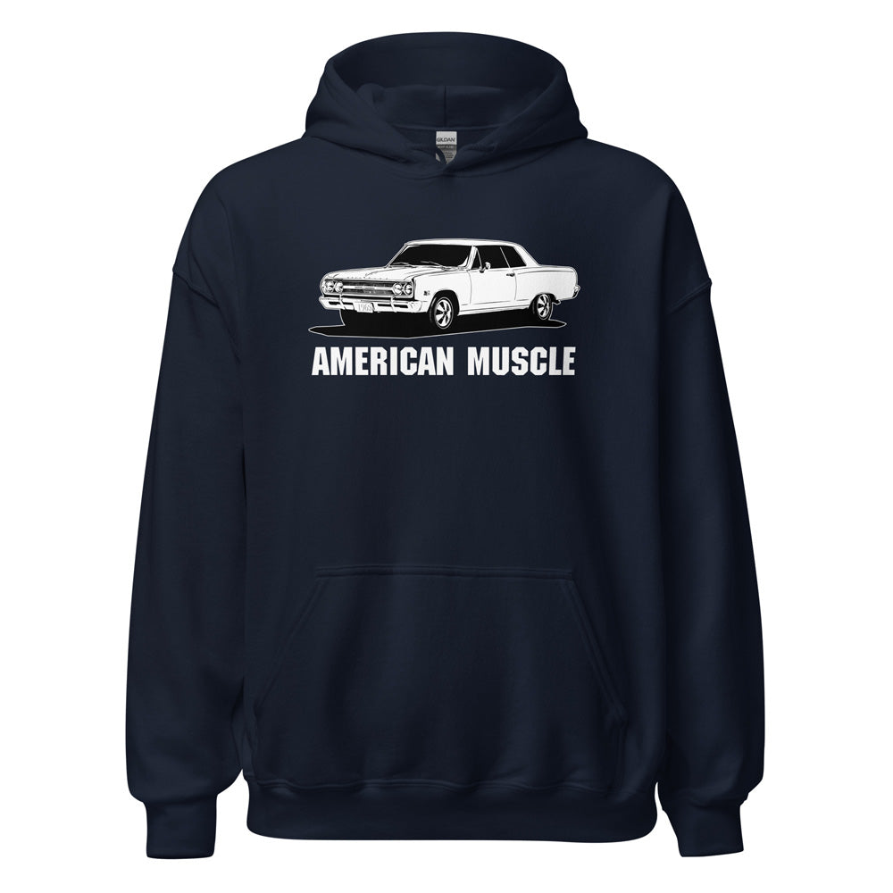 1965 Chevelle Hoodie in navy