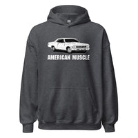 Thumbnail for 1966 Chevelle Hoodie, American Muscle Car Sweatshirt-In-Dark Heather-From Aggressive Thread