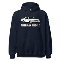 Thumbnail for 1966 Chevelle Hoodie, American Muscle Car Sweatshirt-In-Navy-From Aggressive Thread