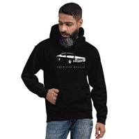 Thumbnail for 1967 Impala Hoodie American Muscle Car Sweatshirt modeled in black
