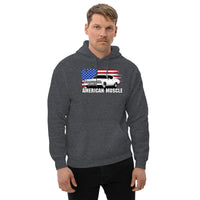 Thumbnail for 1969 Chevelle Car Hoodie Sweatshirt modeled in grey