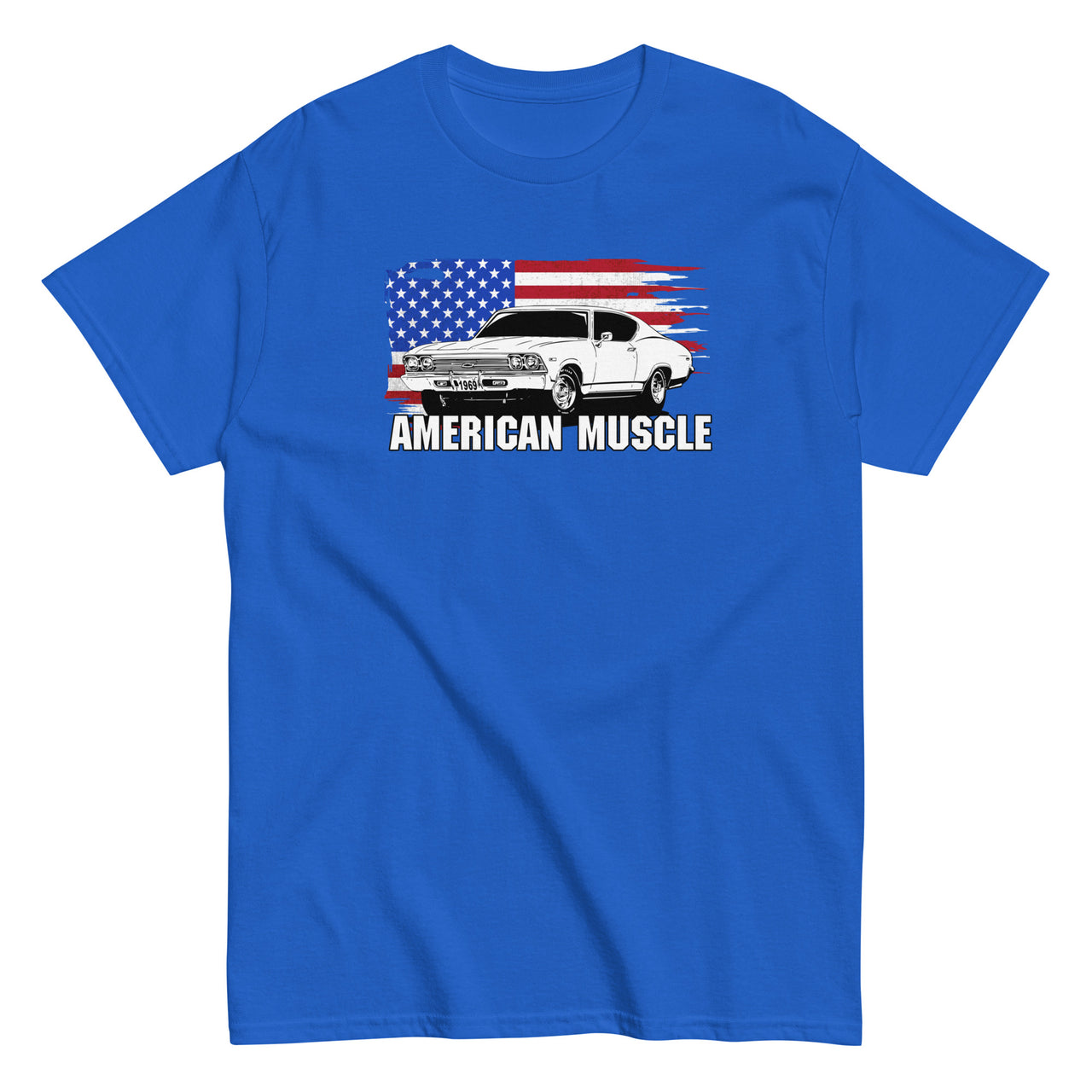 1969 Chevelle Car T-Shirt in royal