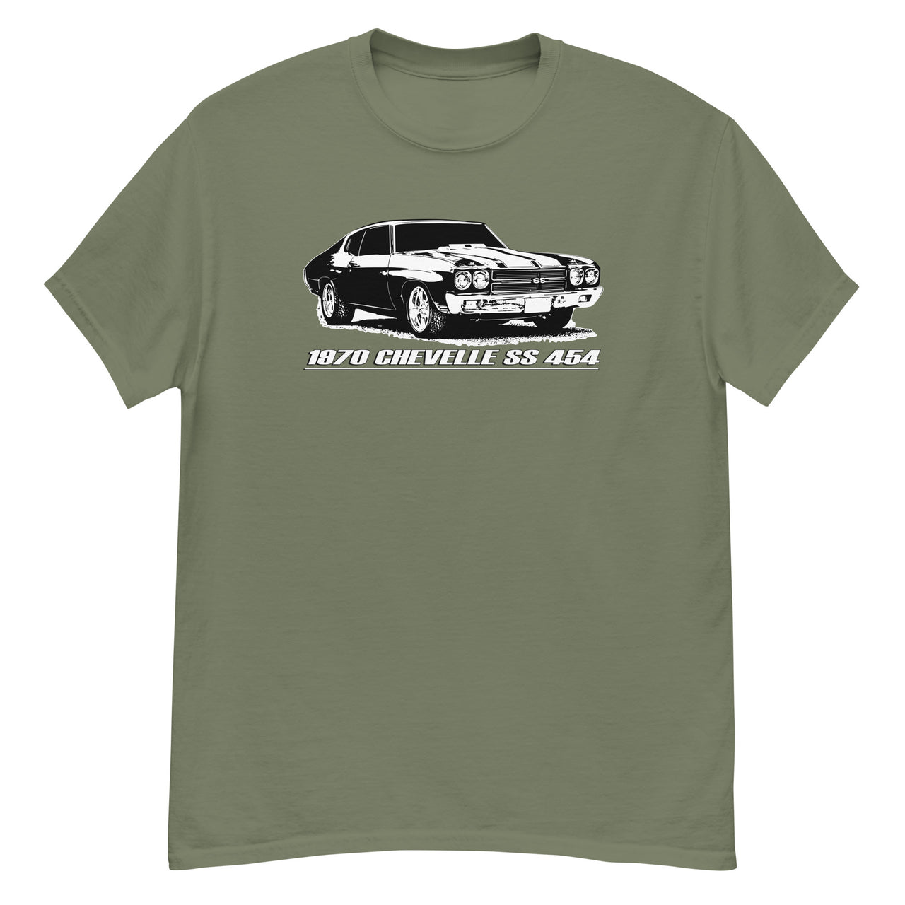 1970 Chevelle SS454 Shirt military green