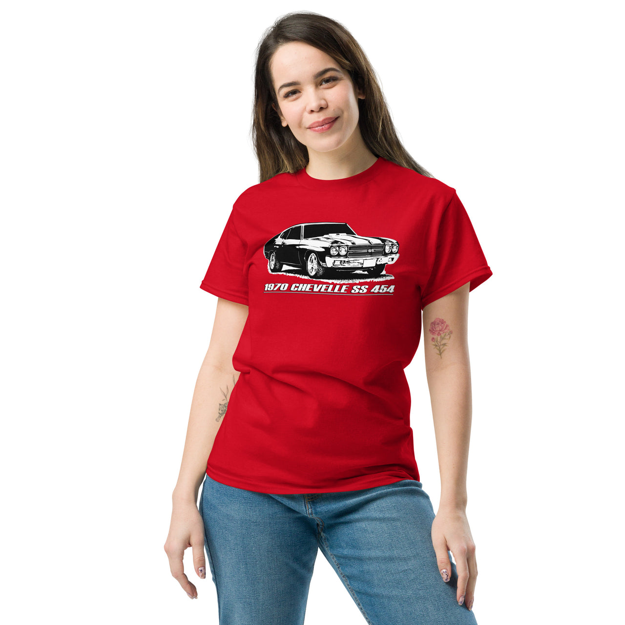 1970_Chevelle_SS454_Shirt_red-modeled-right