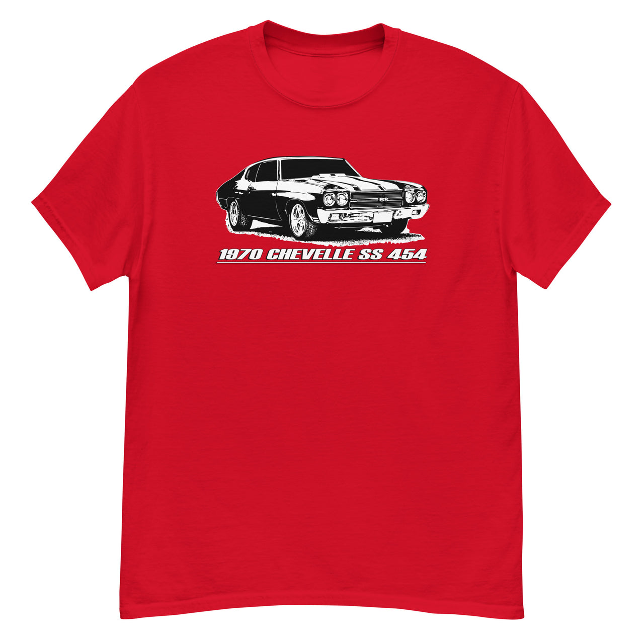 1970 Chevelle SS454 Shirt red