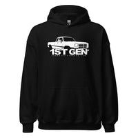 Thumbnail for 1st Gen dodge ram Truck Hoodie Sweatshirt in black