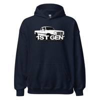 Thumbnail for 1st Gen dodge ram Truck Hoodie Sweatshirt in navy