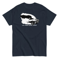 Thumbnail for 1st Gen 5.9 Diesel Truck Rolling Coal Burnout T-Shirt in navy