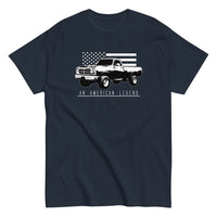 Thumbnail for First Gen Truck T-Shirt With American Flag Design in navy