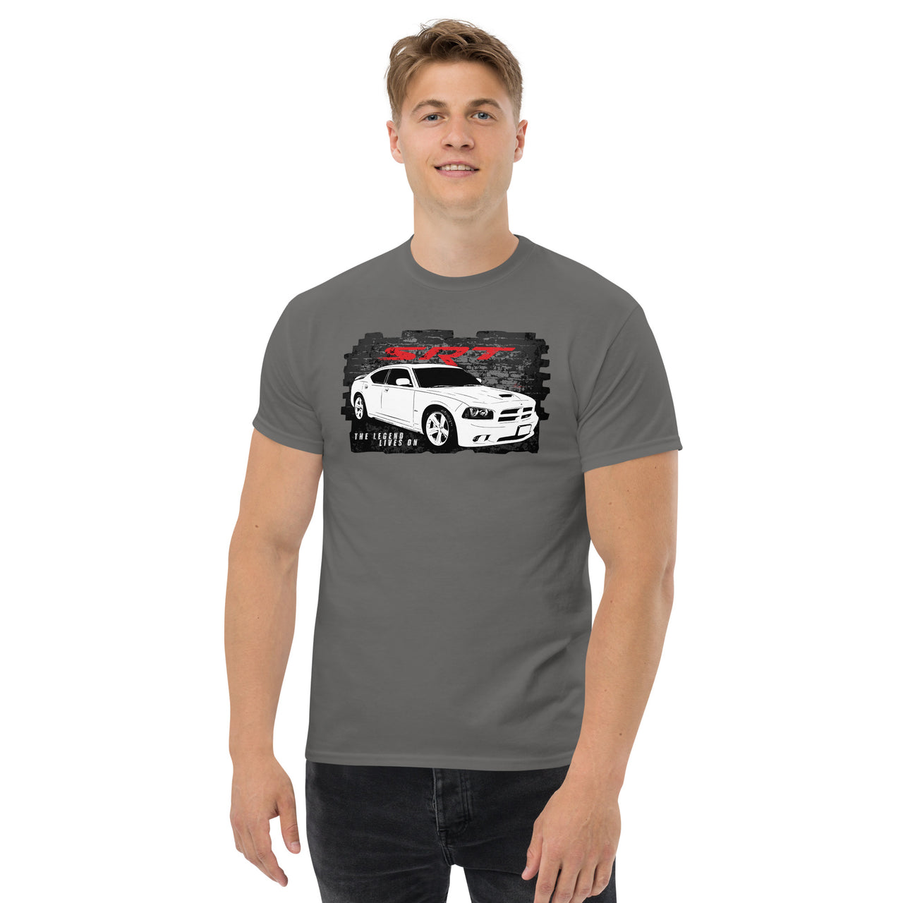 2006-2010 Charger SRT8 T-Shirt-In-Black-From Aggressive Thread