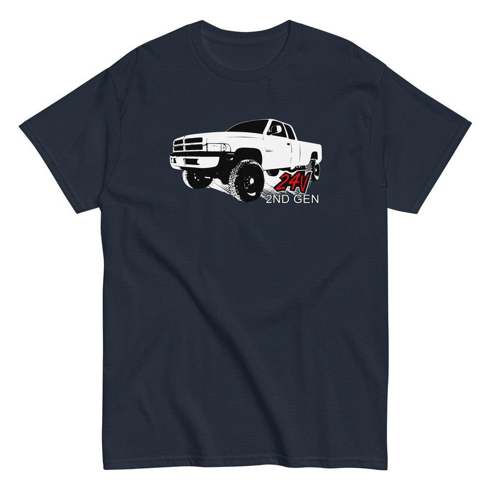 24v 2nd Gen Diesel Truck T-Shirt - black