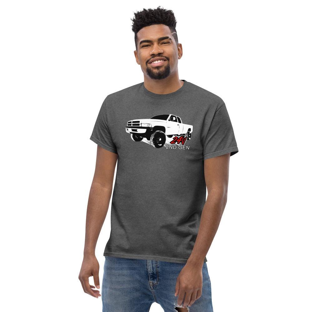 24v 2nd Gen Diesel Truck T-Shirt - black