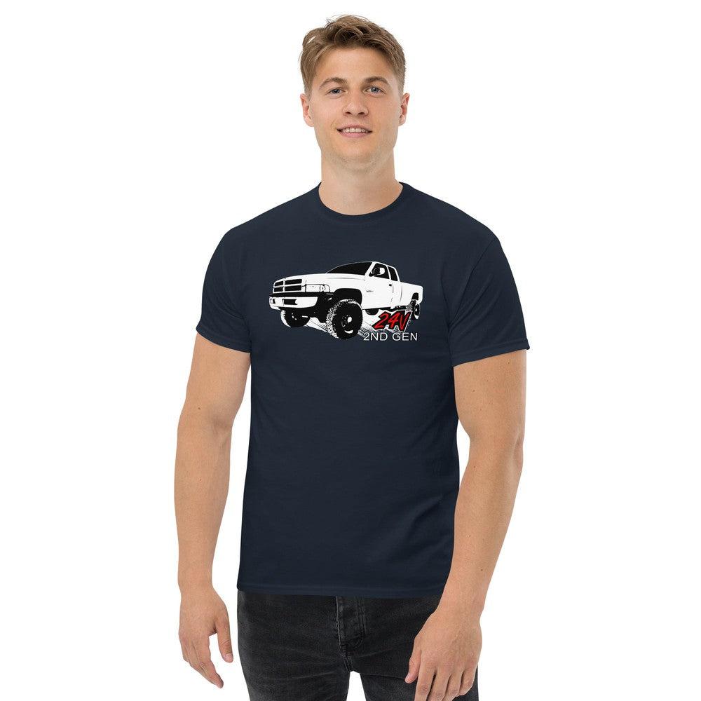24v 2nd Gen Diesel Truck T-Shirt - black