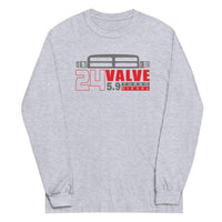 Thumbnail for 24v 5.9 Diesel 2nd Gen Truck Long Sleeve Shirt in grey