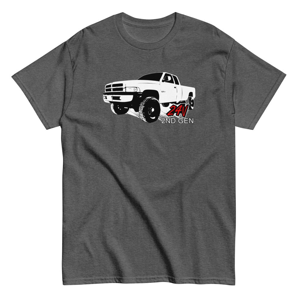 24v 2nd Gen Diesel Truck T-Shirt - black