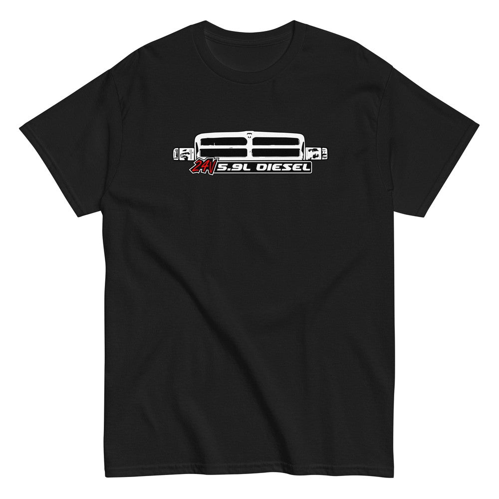 2nd Gen 24v 5.9 Diesel Truck T-Shirt in black