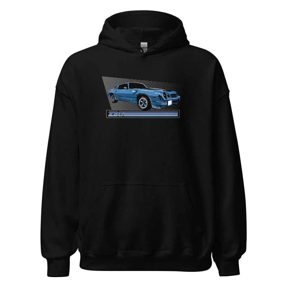 78-81 Camaro Z28 hoodie in black